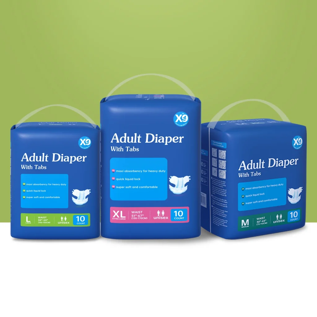 Adult Diaper With Tabs
