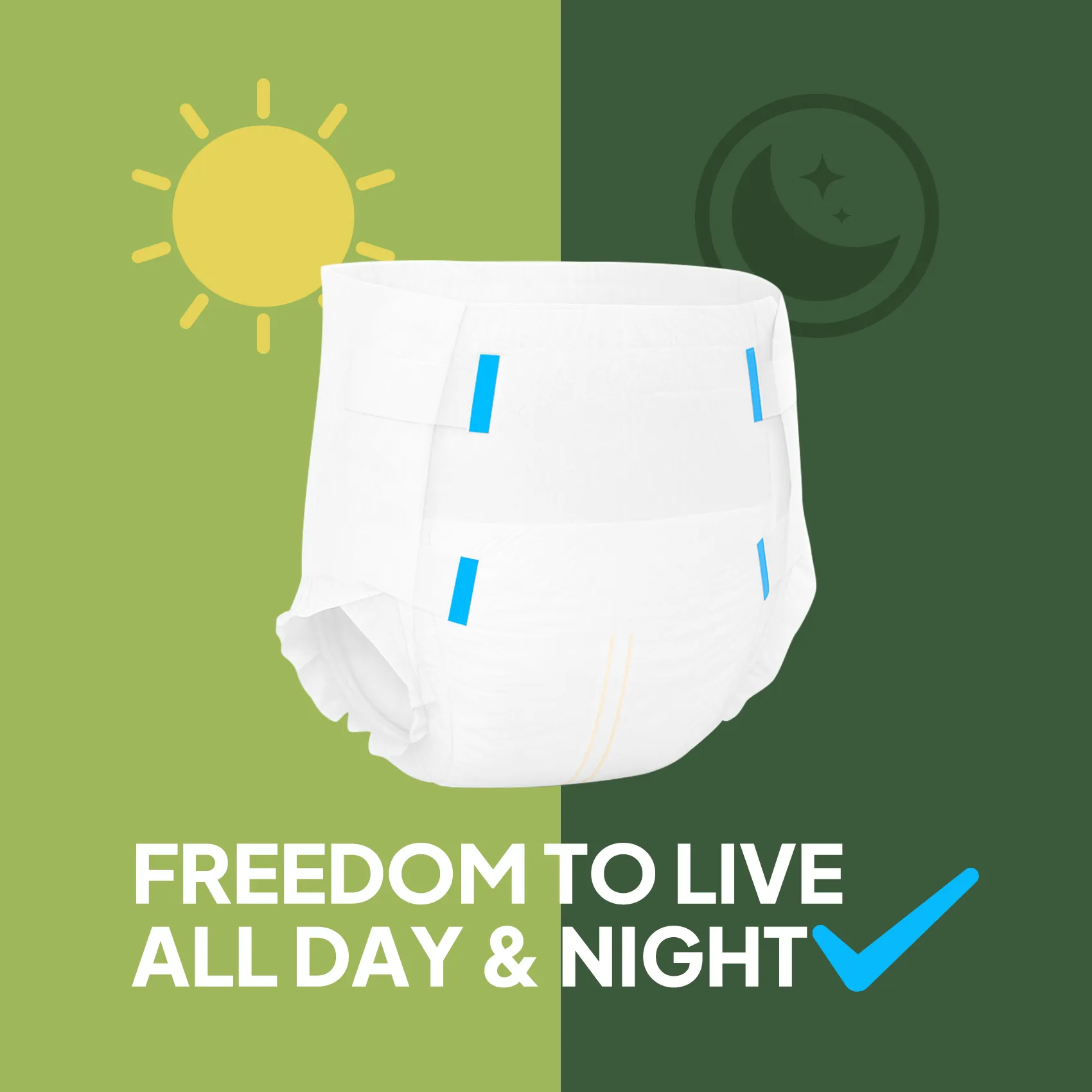 Adult Diaper With Tabs