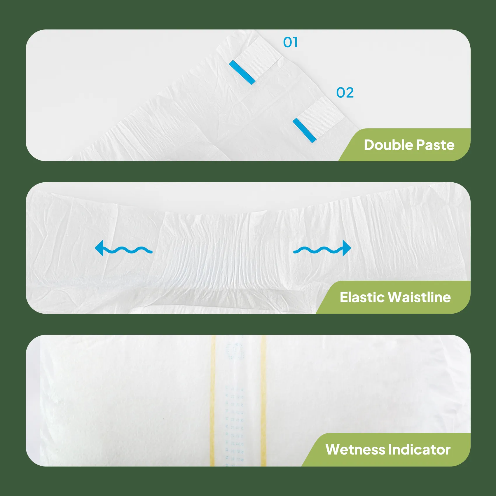 Adult Diaper With Tabs