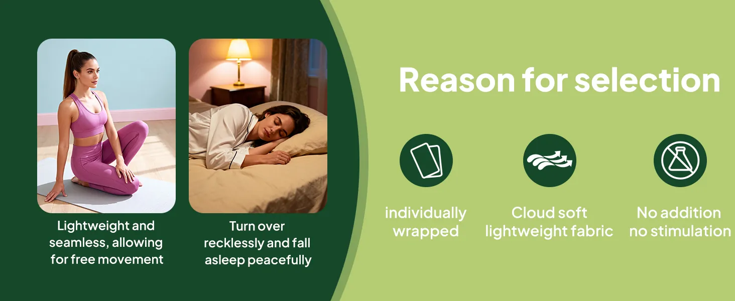 Lightweight, individually wrapped breast pads benefits