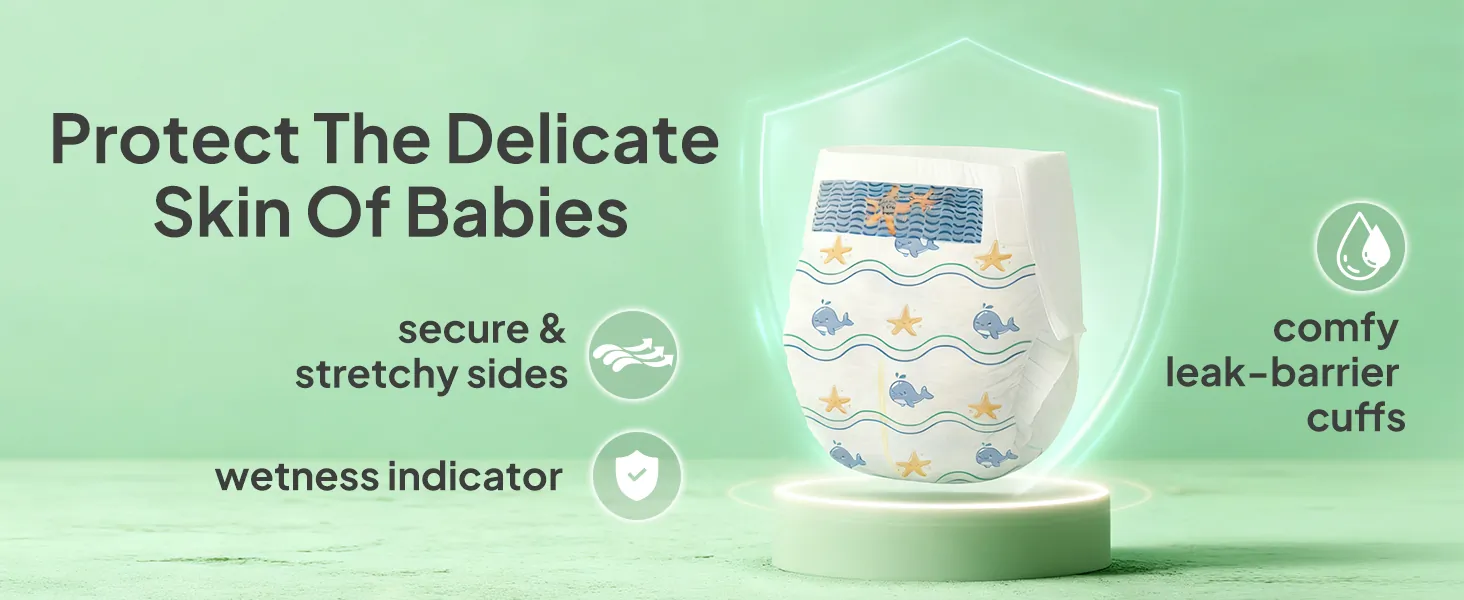 Baby diaper design detail